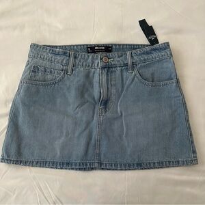 NWT Hollister Denim Mini Skirt Size 10